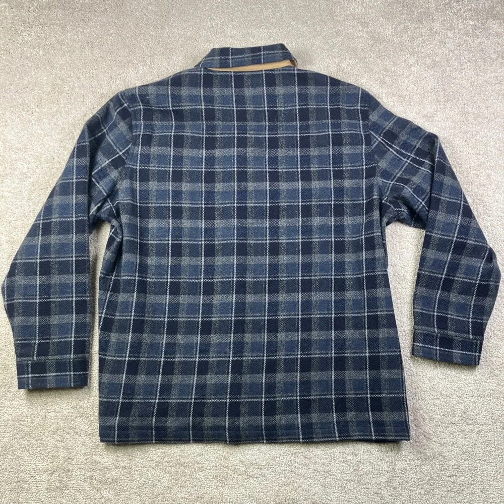 NEW Todd Snyder Wool Lowland Men's 2XL Work Shirt Jacket Shacket Navy Plaid $348